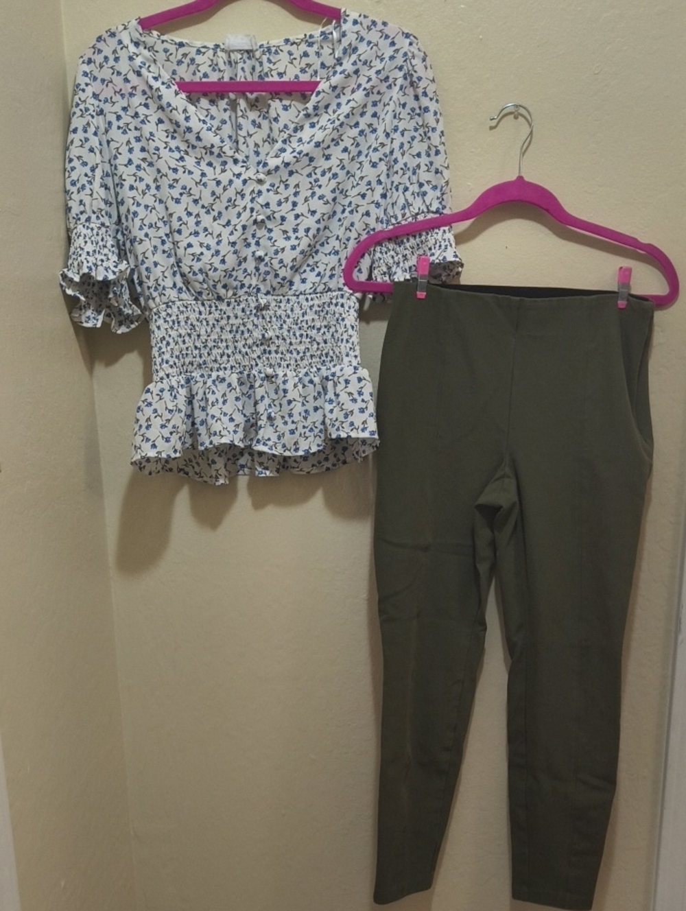Talbots Olive Green Slim Ponte Pants